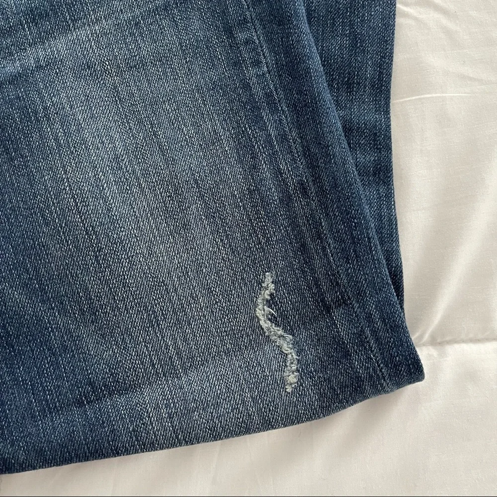 Paige Skyline Peg Denim Jeans Low Rise - Picture 7 of 10